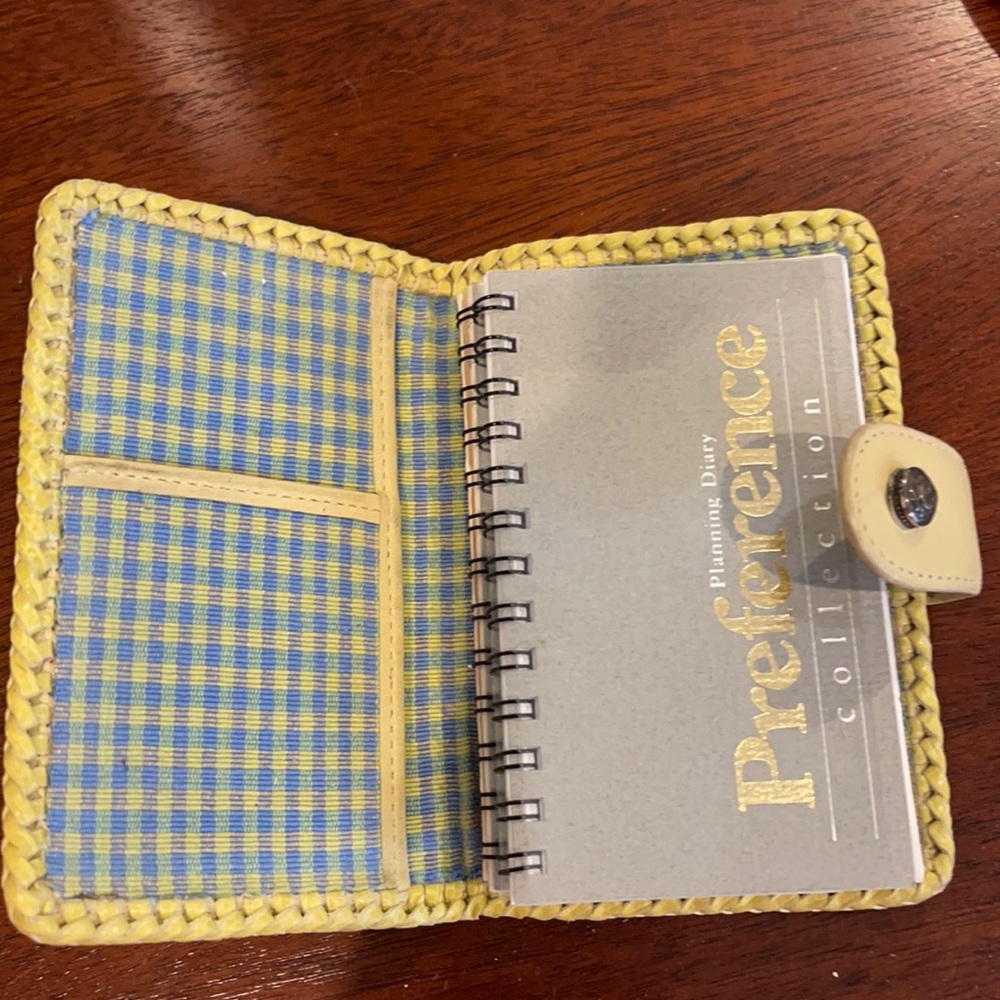 Vintage Brighton leather planner/address bk holder